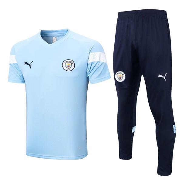 Entrenamiento Manchester City Conjunto Completo 2022 2023 Azul